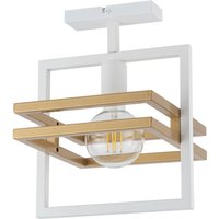 E27 Deckenleuchte Weiß Gold B:26 cm quadratisch E27 Deckenleuchte Weiß Gold B:26 cm quadratisch von Sigma