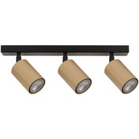 Goldener Deckenstrahler Schwarz Metall flexibel L:38 cm Goldener Deckenstrahler Schwarz Metall flexibel L:38 cm von Sigma