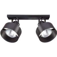 Deckenspot Schwarz 2 verstellbare Schirme Deckenspot Schwarz 2 verstellbare Schirme von Sigma