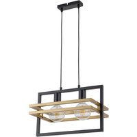 Schwarze Pendelleuchte Gold Metall bis 0,8 m L:40,5 cm von Sigma