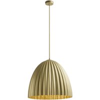 Große Hängelampe Riffel Metall Loft E27 Ø50 cm rund Große Hängelampe Riffel Metall Loft E27 Ø50 cm rund von Sigma