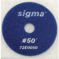 Diamantschleifpad 50 körnung ø 100 mm mit klett Sigma 72E0050 von Sigma