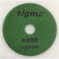 Diamantschleifpad 800 körnung ø 100 mm mit klett Sigma 72E0800 von Sigma