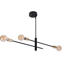 Hängelampe Schwarz Gold Metall bis 0,6 m minimalistisch Hängelampe Schwarz Gold Metall bis 0,6 m minimalistisch von Sigma