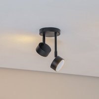 [GEBRAUCHT] B-Ware Nemo Deckenstrahler Spotlampe Gx53 Schwarz 2 Flammig 21 Cm Beweglich von Sigma