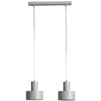 [GEBRAUCHT] B-Ware Sigma Hängeleuchte Pendelleuchte Rif 2 Hängeleuchte Taupe 2 Flammig Linear Stahl von Sigma