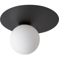 Glas Deckenlampe Metall Schwarz Kugel Ø14 cm gemütlich Glas Deckenlampe Metall Schwarz Kugel Ø14 cm gemütlich von Sigma
