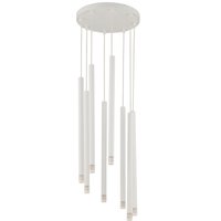 Mehrflammige Hängelampe Weiß Metall G9 bis 1 m elegant von Sigma
