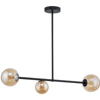 Deckenleuchte Kugeln Metall Glas Bernstein G9 3-flammig Deckenleuchte Kugeln Metall Glas Bernstein G9 3-flammig von Sigma