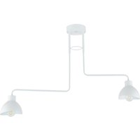 Weiße Deckenlampe Metall 2-flmg E27 bis 60W dekorativ Weiße Deckenlampe Metall 2-flmg E27 bis 60W dekorativ von Sigma