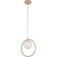 Hängelampe Metall Gold Glas Kugel Ø12 cm G9 Modern von Sigma
