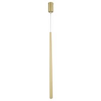 Goldene Hängelampe Metall Ø5 cm rund G9 bis 1 m von Sigma