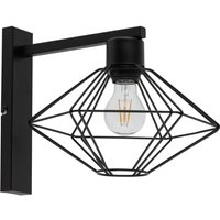 Wandlampe Metall Draht Schwarz E27 T:35 cm dekorativ Wandlampe Metall Draht Schwarz E27 T:35 cm dekorativ von Sigma