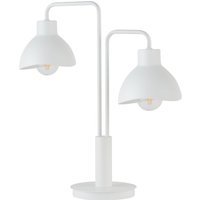 Kleine Tischleuchte Weiß Metall E27 48 cm Modern Kleine Tischleuchte Weiß Metall E27 48 cm Modern von Sigma