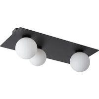 Lange Deckenlampe Glas Metall 62 cm 3-flammig wohnlich Lange Deckenlampe Glas Metall 62 cm 3-flammig wohnlich von Sigma