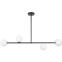 Lange Deckenlampe Glas Metall G9 104 cm wohnlich Lange Deckenlampe Glas Metall G9 104 cm wohnlich von Sigma