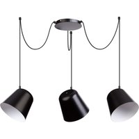 Lange Hängelampe Jawa 3 flexible Pendel Schwarz Lange Hängelampe Jawa 3 flexible Pendel Schwarz von Sigma