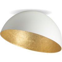 Deckenlampe Weiß Gold Metall L:90 cm E27 dekorativ Deckenlampe Weiß Gold Metall L:90 cm E27 dekorativ von Sigma
