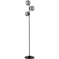 Stehleuchte 3-flammig Schwarz Glas Grau H:161 cm Modern Stehleuchte 3-flammig Schwarz Glas Grau H:161 cm Modern von Sigma
