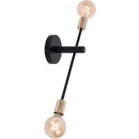 Retro Wandlampe Metall Gold Schwarz T:17 cm elegant Retro Wandlampe Metall Gold Schwarz T:17 cm elegant von Sigma