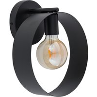 Metall Wandlampe Schwarz Ring Design E27 H:29 cm Metall Wandlampe Schwarz Ring Design E27 H:29 cm von Sigma