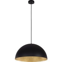 Moderne Hängelampe Schwarz Gold Ferra von Sigma