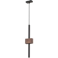 Moderne Pendelleuchte Metall Holz Schwarz G9 wohnlich Moderne Pendelleuchte Metall Holz Schwarz G9 wohnlich von Sigma