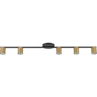 Deckenlampe Gold Schwarz 5-flammig 110 cm stylisch Deckenlampe Gold Schwarz 5-flammig 110 cm stylisch von Sigma