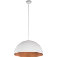 Moderne Pendelleuchte Weiß Kupfer Ferra von Sigma