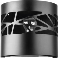Moderne Wandleuchte Schwarz Metall Ferva von Sigma