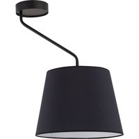 Schwarze Deckenlampe Metall Kunststoff E27 wohnlich von Sigma