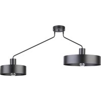 Schwarze Deckenleuchte E27 Metall Retro H:54 cm groß Schwarze Deckenleuchte E27 Metall Retro H:54 cm groß von Sigma