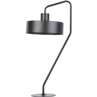 Große Nachttischleuchte Schwarz Metall Retro 61,5 cm von Sigma