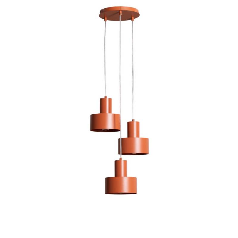 B-Ware Rif Hängeleuchte Pendelleuchte Deckenlampe Ziegelrot Rund 3 Flammig ø 33 Cm B-Ware Rif Hängeleuchte Pendelleuchte Deckenlampe Ziegelrot Rund 3 Flammig ø 33 Cm von Sigma