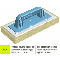 Sigma - schwammbrett geraster hohe absorption 30X14X3 cm 48L7T von Sigma