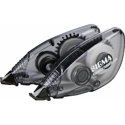 SIGMA Korrektur-Roller, Grau, 5 mm x 6m, 2 Stück von Sigma