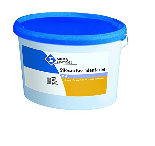 SIGMA Siloxan Fassadenfarbe Weiß matt 12,5 Liter mit Protecstechnologie SIGMA Siloxan Fassadenfarbe Weiß matt 12,5 Liter mit Protecstechnologie von Sigma