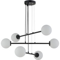 Schirm Pendelleuchte Metall Glas blendarm 6-flammig von Sigma