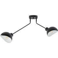Große Deckenleuchte Schwarz Weiß L:104 cm dekorativ Große Deckenleuchte Schwarz Weiß L:104 cm dekorativ von Sigma