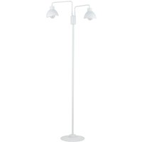 Stehlampe 2-flammig Weiß Metall Lesen E27 162 cm hoch Stehlampe 2-flammig Weiß Metall Lesen E27 162 cm hoch von Sigma