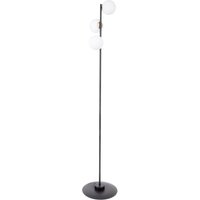 Schwarze Stehlampe Metall Glas groß 160 cm 3-flammig G9 Schwarze Stehlampe Metall Glas groß 160 cm 3-flammig G9 von Sigma