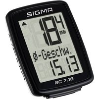 Sigma BC 7.16 Fahrradcomputer Kabelübertragung mit Radsensor Sigma BC 7.16 Fahrradcomputer Kabelübertragung mit Radsensor von Sigma