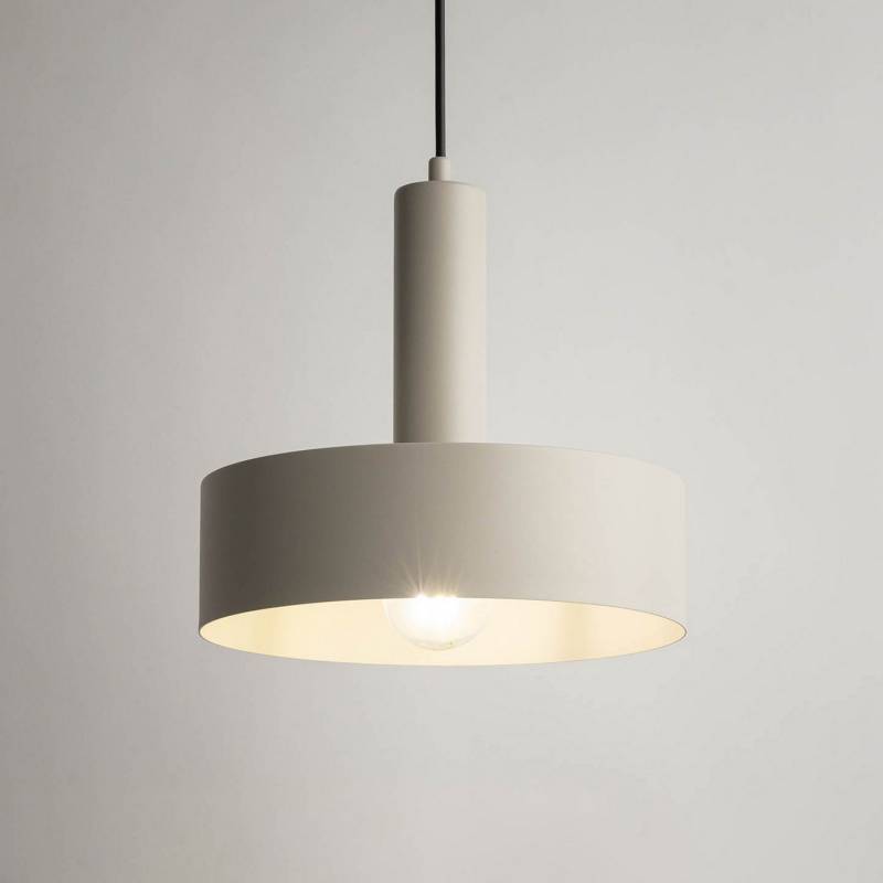 Sigma Hängeleuchte Pendelleuchte Vitrum Leuchte Round Taupe Zylindrisch ø 27 Cm B-Ware von Sigma