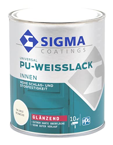 Sigma PU Weisslack innen weiß glänzend (0,75 Liter) von Sigma