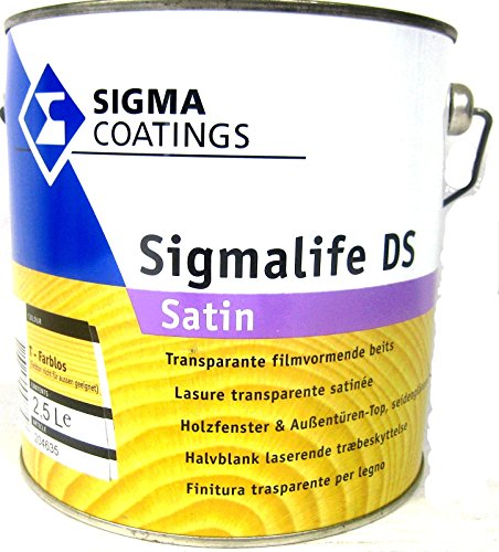 Sigma Sigmalife DS 2.5l Dickschichtlasur Teak DS Holzlasur satin von Sigma