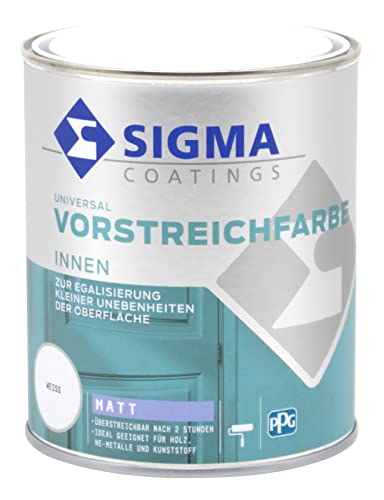 Sigma Universal Vorstreichfarbe innen weiss matt (0,75 Liter) von Sigma