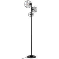 Stehlampe Schwarz E27 163 cm Metall Wohnzimmer von Sigma