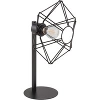 Kleine Tischlampe Schwarz Draht Metall Lesen H:44 cm Kleine Tischlampe Schwarz Draht Metall Lesen H:44 cm von Sigma