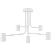 Moderne Deckenleuchte Weiß Metall GU10 auffällig Moderne Deckenleuchte Weiß Metall GU10 auffällig von Sigma