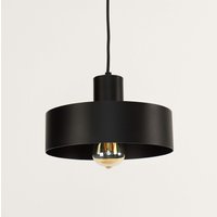 Stilvolle Pendellampe Schwarz Retro Schirmform Stilvolle Pendellampe Schwarz Retro Schirmform von Sigma
